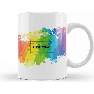 Baskı Dükkanı Pride Love Wins Kupa