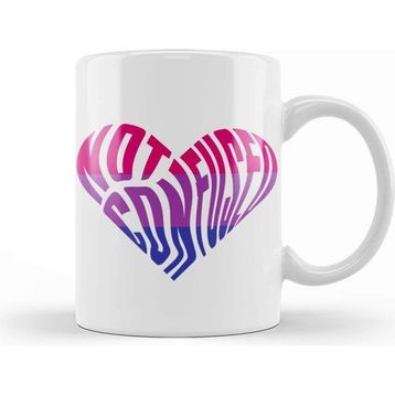 Baskı Dükkanı Pride Month Not Confused Bisexual Flag Kupa