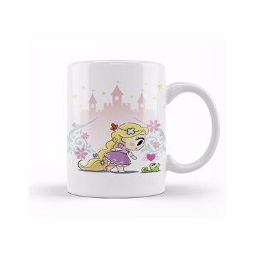 Baskı Dükkanı Princesas Cute Rapunzel Kupa