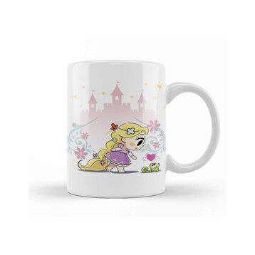 Baskı Dükkanı Princesas Cute Rapunzel Kupa