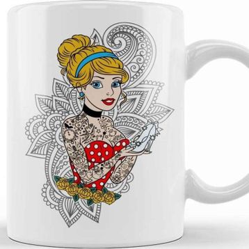 Baskı Dükkanı Princesas Rock 2 Kupa