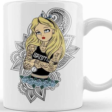 Baskı Dükkanı Princesas Rock 5 Kupa