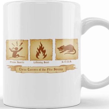 Baskı Dükkanı Princess Bride Fire Swamp Kupa