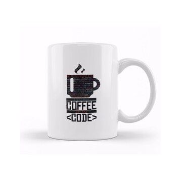 Baskı Dükkanı Programmer Coffee Code Kupa