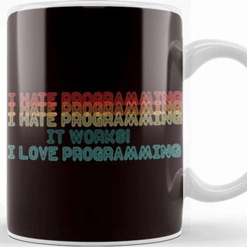 Baskı Dükkanı Programming Programmer Software Developer Debugging Coding Kupa Bardak