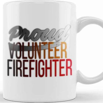 Baskı Dükkanı Proud Volunteer Firefighter Firefighting Kupa