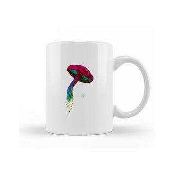 Baskı Dükkanı Psilocybe Mushroom 002 Kupa