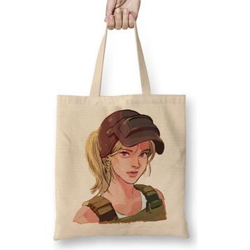 Baskı Dükkanı Pubg Female Capa 3 Bez Çanta