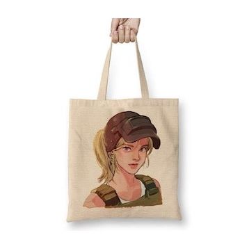 Baskı Dükkanı Pubg Female Capa 3 Bez Çanta