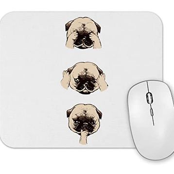 Baskı Dükkanı Pug Köpek 05 Mouse Pad