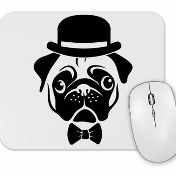 Baskı Dükkanı Pug Köpek 06 Mouse Pad