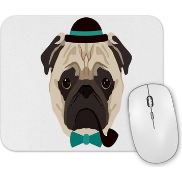 Baskı Dükkanı Pug Perfil Mouse Pad
