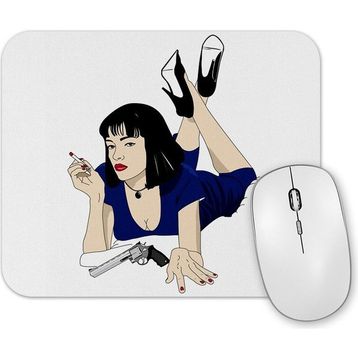 Baskı Dükkanı Pulp Fiction Black Mouse Pad