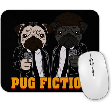 Baskı Dükkanı Pulp Fiction Pug Fiction Mouse Pad