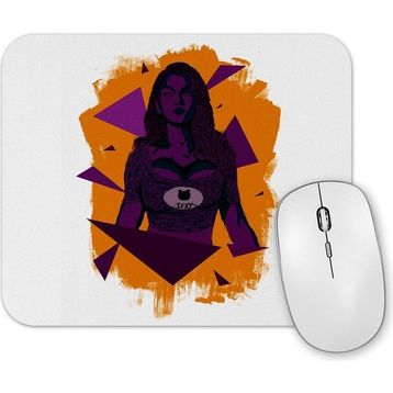 Baskı Dükkanı Purple Girl Mouse Pad