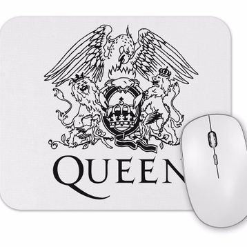Baskı Dükkanı Queen Logo Mouse Pad