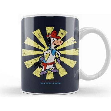 Baskı Dükkanı Quick Draw Mcgraw Retro Japanese Kupa
