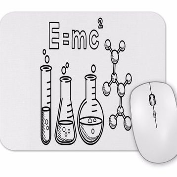 Baskı Dükkanı Quimica E Mc Formül Mouse Pad