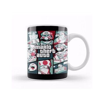 Baskı Dükkanı Qwertee Mario Kupa