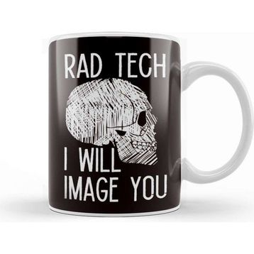 Baskı Dükkanı Rad Tech Radiologist Radiographer Radiologic Technologist 1 Kupa