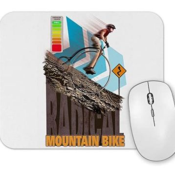 Baskı Dükkanı Radical Old Bicycle Mouse Pad