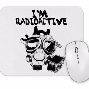 Baskı Dükkanı Radioactive Mouse Pad