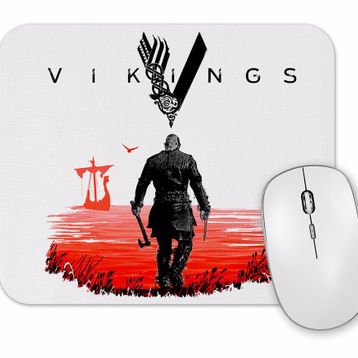 Baskı Dükkanı Ragnar Lothbrok Vikings Mouse Pad