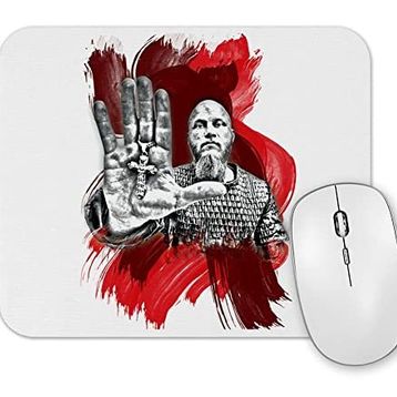 Baskı Dükkanı Ragnar Vickings Ragnar Lodbrok Mouse Pad