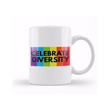Baskı Dükkanı Rainbow Celebrate Diversity Kupa