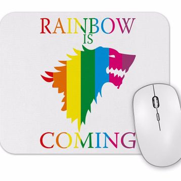Baskı Dükkanı Rainbow Coming Got Mouse Pad