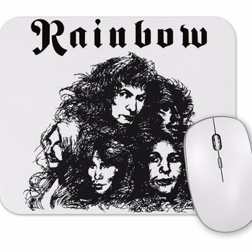Baskı Dükkanı Rainbow Long Live Rock N Roll Mouse Pad