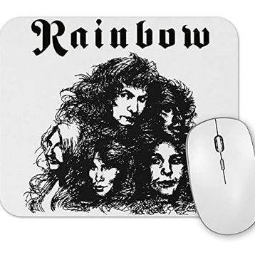 Baskı Dükkanı Rainbow Long Live Rock N Roll Mouse Pad
