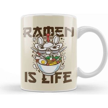 Baskı Dükkanı Ramen is Life Kupa