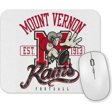 Baskı Dükkanı Rams Mount Vernon Mouse Pad
