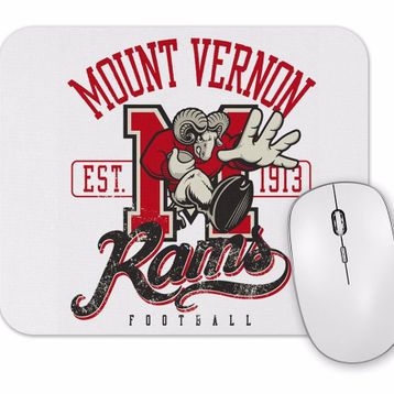 Baskı Dükkanı Rams Mount Vernon Mouse Pad