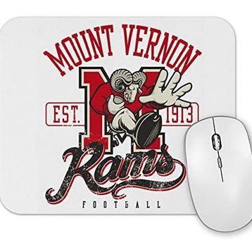 Baskı Dükkanı Rams Mount Vernon Mouse Pad