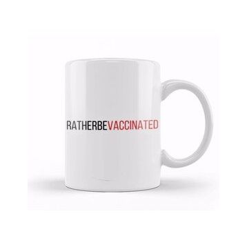 Baskı Dükkanı Ratherbevaccinated Kupa