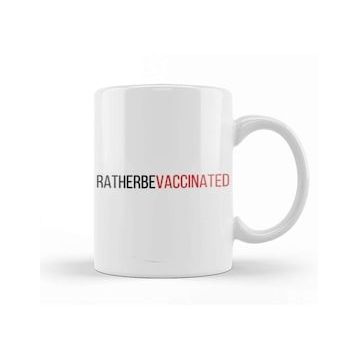 Baskı Dükkanı Ratherbevaccinated Kupa