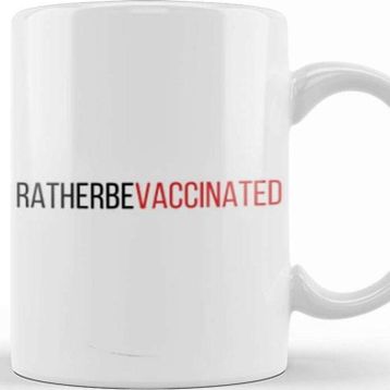 Baskı Dükkanı Ratherbevaccinated Kupa