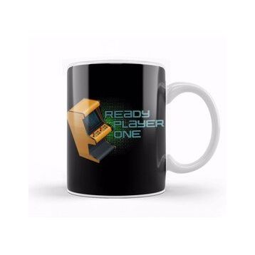 Baskı Dükkanı Ready Player One Retro Arcade Logo Kupa