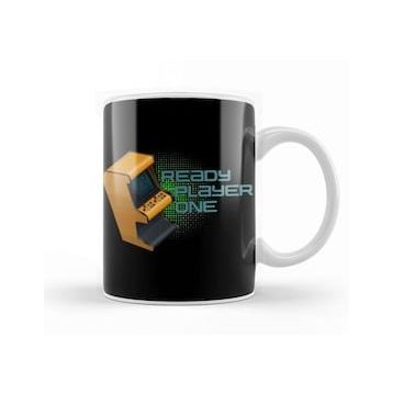 Baskı Dükkanı Ready Player One Retro Arcade Logo Kupa