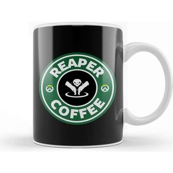 Baskı Dükkanı Reaper Coffee Overwatch Kupa