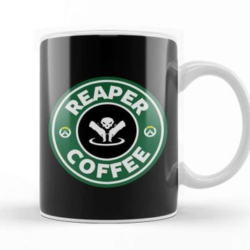 Baskı Dükkanı Reaper Coffee Overwatch Kupa