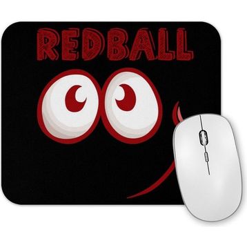 Baskı Dükkanı Red Ball 4 Smile Long Sleeve Mouse Pad