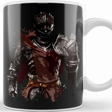 Baskı Dükkanı Red Knight Splatter Kupa