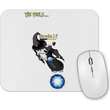 Baskı Dükkanı Red Skull the Feels Tibia Mouse Pad