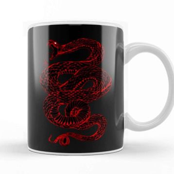 Baskı Dükkanı Red Snake Kupa
