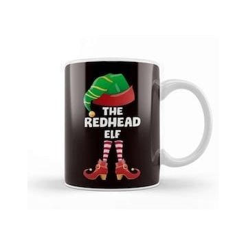 Baskı Dükkanı Redhead Elf Ginger Red Orange Haired Irish Red Head Kupa