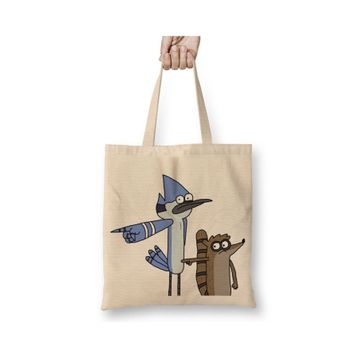 Baskı Dükkanı Regular Show 04 Bez Kadın Günlük Çanta