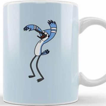Baskı Dükkanı Regular Show Mordecai Kupa